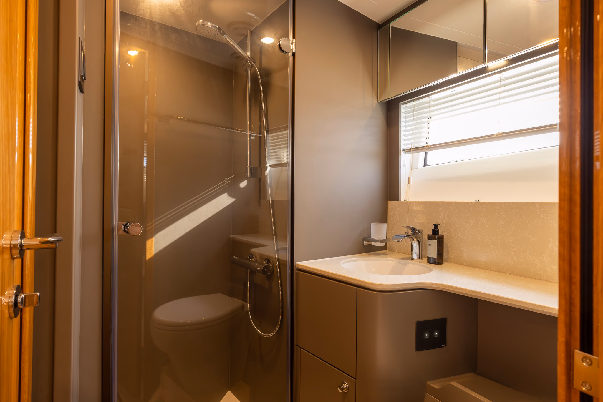 Modern ensuite bathroom interior