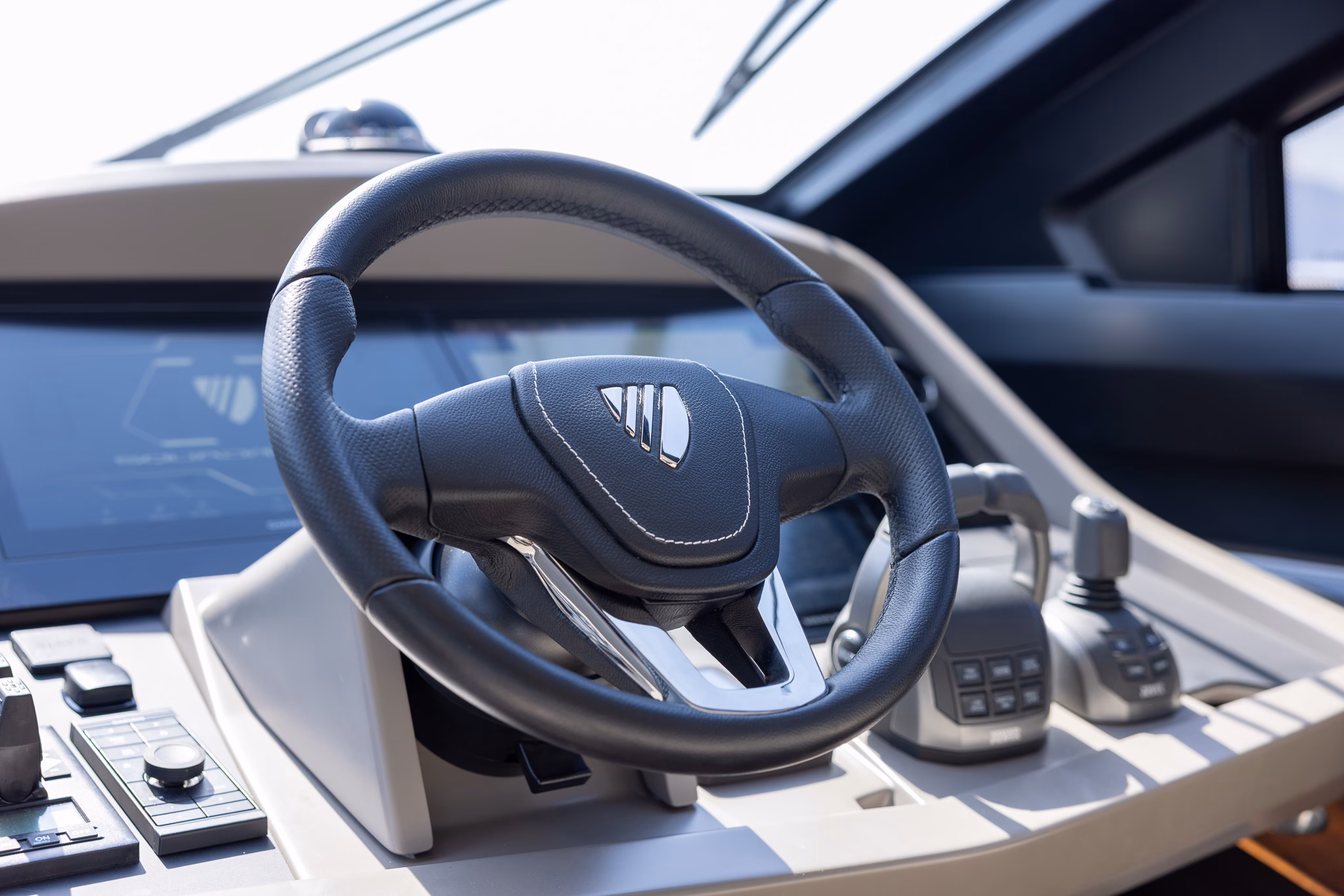 Yacht helm and controls