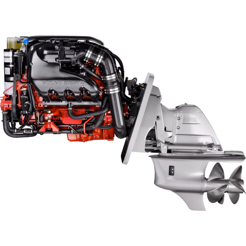Marine boat engine unit